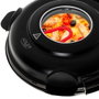 Adler AD6314 Four électrique pour pizza, noir, 1200 W
