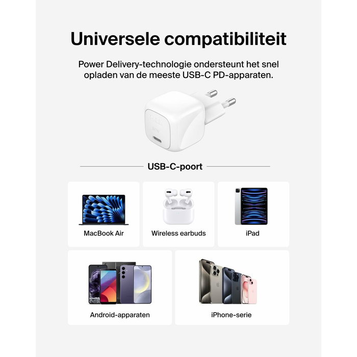 Câble USB vers Lightning Belkin WCA008KQ1MWH-B5 Câble USB vers Lightning Belkin WCA008KQ1MWH-B5