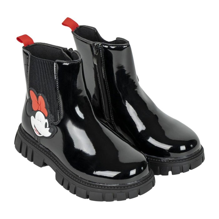 Minnie Mouse Bottes de pluie casual pour enfants Noir Taille 32