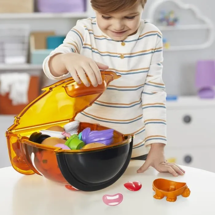 Hasbro Monsieur Patate Mégapatate - Coffret avec 42 pièces dont boîte de rangement - Jeu créatif préscolaire pour enfants dès 2 ans Hasbro Monsieur Patate Mégapatate - Coffret avec 42 pièces dont boîte de rangement - Jeu créatif préscolaire pour enfants dès 2 ans