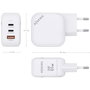 Chargeur mural Aisens ASCH-65W3P026-W Blanc Multicouleur 65 W