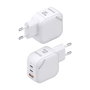 Chargeur mural Aisens ASCH-65W3P026-W Blanc Multicouleur 65 W
