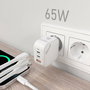 Chargeur mural Aisens ASCH-65W3P026-W Blanc Multicouleur 65 W