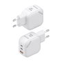 Chargeur mural Aisens ASCH-65W3P026-W Blanc Multicouleur 65 W