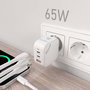 Chargeur mural Aisens ASCH-65W3P026-W Blanc Multicouleur 65 W