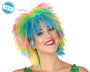 Perruque Punk Multicolore 130g - Look Désordonné Vibrant pour Fête Déguisée, Carnaval, Années 80, Événement Fantaisie