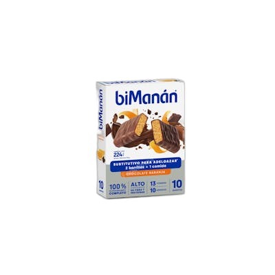 BIMANAN beSLIM Barritas Chocolate Naranja