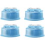 Braun CCR4 Cartouches de nettoyage pour station SmartCare, Pack de 4
