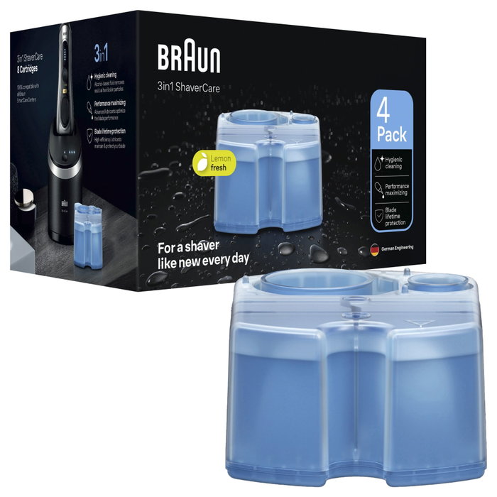 Braun Cartouche de nettoyage CCR4 pour station SmartCare - Pack de 4