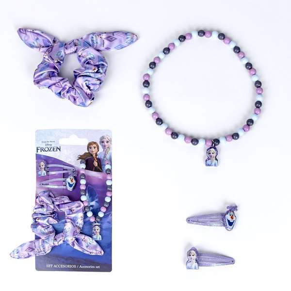 Cerdà Set de beauté accessoires Frozen avec miroir et peigne - Coffret de maquillage pour enfants (10.5 x 19.5 x 1.0 cm)