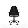 PIQUERAS Y CRESPO Chaise de bureau Algarra, similicuir gris clair, accoudoirs 1D