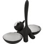 Alessi Tigrito mangeoire pour chats noir