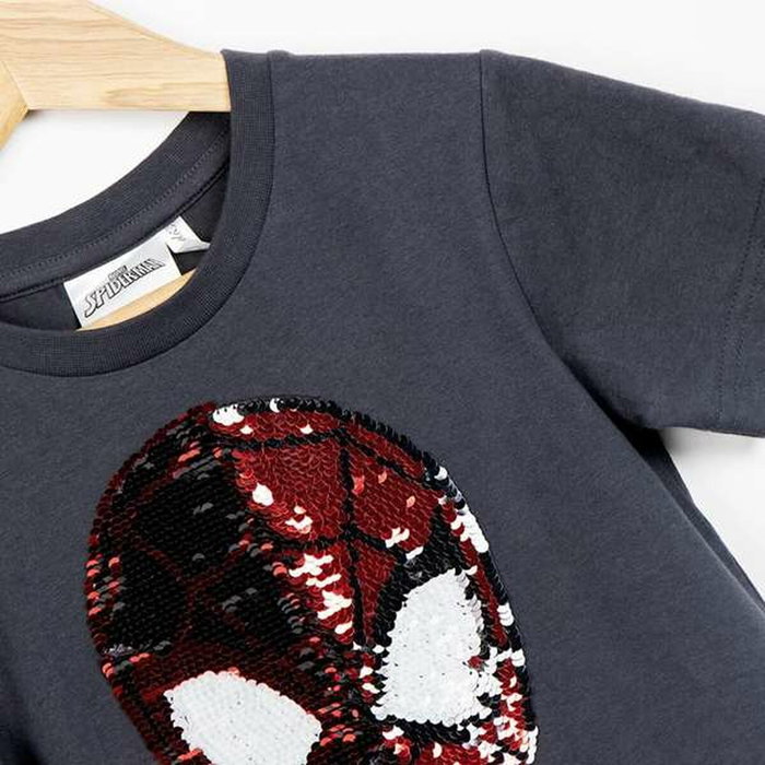 T-shirt à manches courtes enfant Spider-Man Gris foncé T-shirt à manches courtes enfant Spider-Man Gris foncé