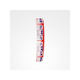 ZZMen Peigne double puce rectangulaire Union Jack Line N°4