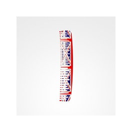 ZZMen Peigne double puce rectangulaire Union Jack Line N°4