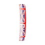 Zzmen ZZ PEINE DOBLE PUA RECTA UNION JACK LINE Nº4