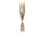Giftdecor Ramillete carré blanc 14x100x10 cm en matière végétale sèche (Set de 4)