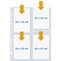 Herma Fotophan 10x15 Vertical 10 Feuilles Blanc/Transparent