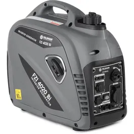 Fieldmann Groupe Électrogène Essence FZI 4020-Bi 1600 W, Moteur 80 cc, Sorties 230V / 12V / USB, Autonomie 6h (4,5 L)