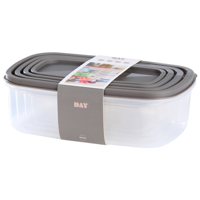 Day Jeu de 4 fiambreras emboîtables Day Jeu de 4 fiambreras emboîtables