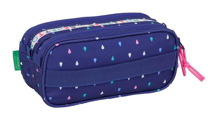 Safta Portatodo Triple Big Benetton "Drop" - Porte-tout en plastique pour enfants, 21.5 x 10 x 8 cm, à partir de 36 mois