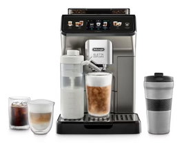De'Longhi Machine à café automatique Eletta Explore Cold Brew ECAM450.86.T Titanium