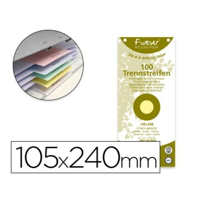 Séparateurs Exacompta 13495B Papier carton Multicouleur (100 Unités) Séparateurs Exacompta 13495B Papier carton Multicouleur (100 Unités)