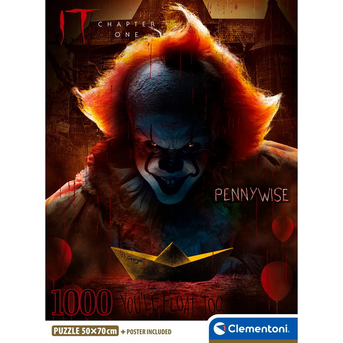 Clementoni Puzzle Horror Movies - It 1000 pièces Clementoni Puzzle Horror Movies - It 1000 pièces
