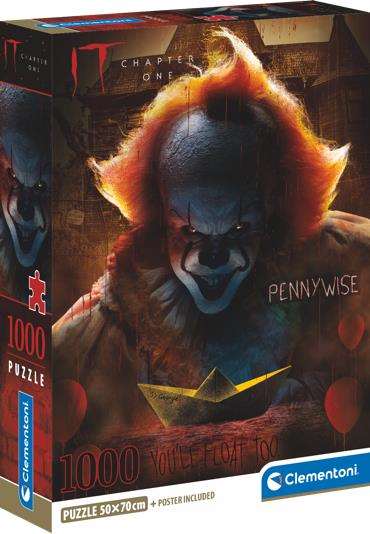 Clementoni Puzzle Horror Movies - It Pennywise 1000 pièces