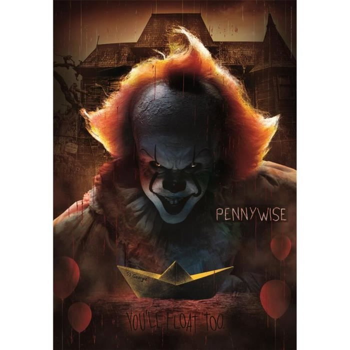 Clementoni Puzzle Horror Movies - It Pennywise 1000 pièces