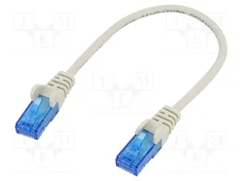 GOOBAY Câble Ethernet Patch Cord Cat 6a U/UTP 0,25m