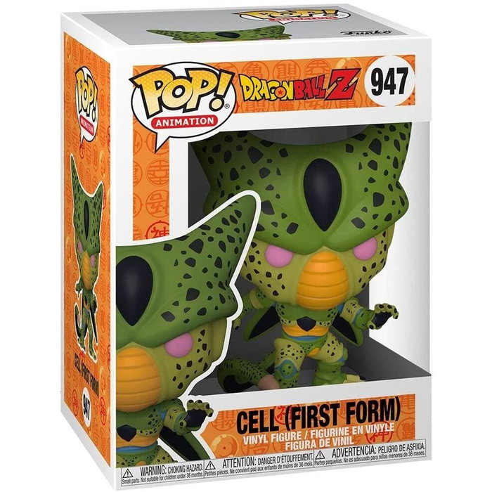 Funko POP Dragon Ball Z - Cell Forme Parfaite - Figurine Vinyle Collector - 10 cm - avec Fenêtre d'Affichage