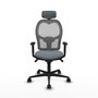 Chaise de Bureau avec Appui-tête Piqueras y Crespo 1D036N2 Gris