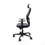 Chaise de Bureau avec Appui-tête Piqueras y Crespo 1D036N2 Gris