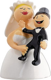 Alessi Figurine de Porcelaine Abbracciami Amore Mio AMGI59
