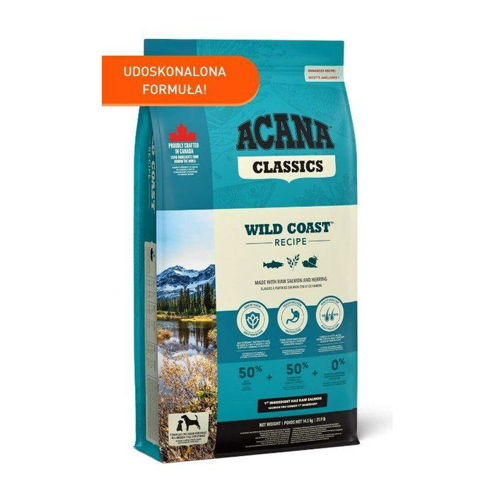 Nourriture Acana Classics Wild Coast Adulte Saumon Poisson 14,5 kg Nourriture Acana Classics Wild Coast Adulte Saumon Poisson 14,5 kg