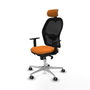 Piqueras y Crespo Chaise de Bureau avec Appui-tête Jorquera 1D086G2 Orange