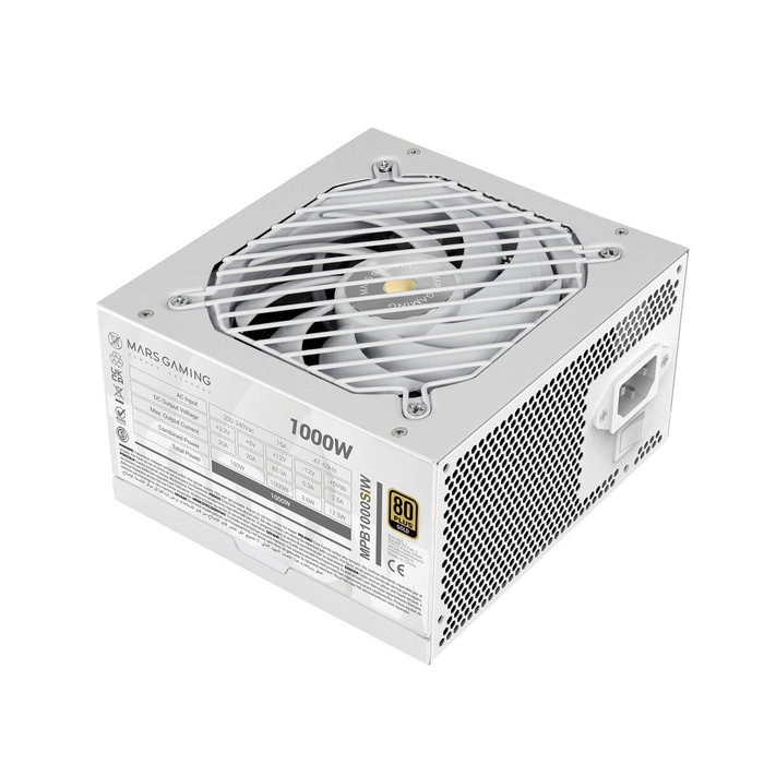 Mars Gaming MPB1000SIW 1000 W ATX Blanc