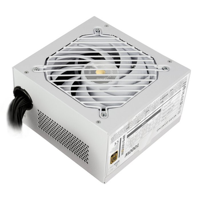 Mars Gaming MPB1000SIW Alimentation PC 1000W 80+ Gold ATX Blanche