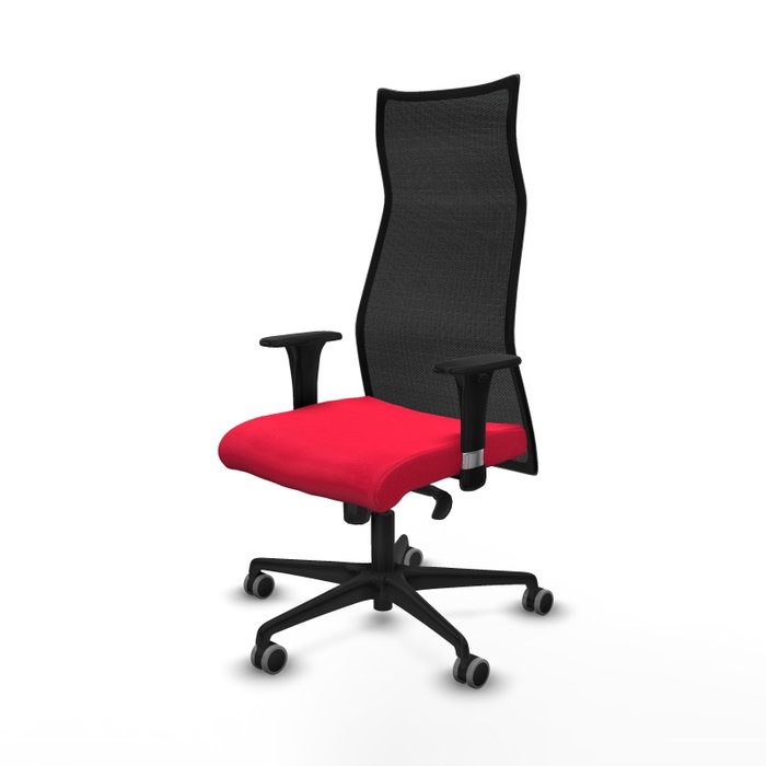 Piqueras y Crespo Chaise de Bureau Albacete Rouge et Noir Piqueras y Crespo Chaise de Bureau Albacete Rouge et Noir