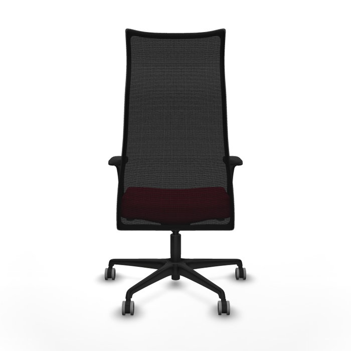 Piqueras y Crespo Chaise de Bureau Albacete Rouge et Noir Piqueras y Crespo Chaise de Bureau Albacete Rouge et Noir
