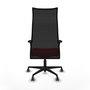 Piqueras y Crespo Chaise de Bureau Albacete Rouge et Noir