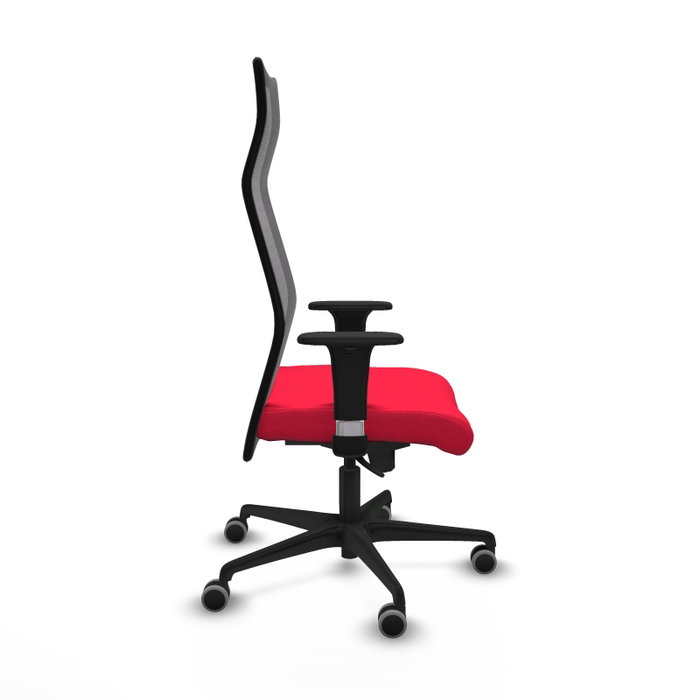 Piqueras y Crespo Chaise de Bureau Albacete Rouge et Noir Piqueras y Crespo Chaise de Bureau Albacete Rouge et Noir