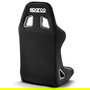 Sparco Siege Sprint + Noir SBRR0003B0K0100N - Cadre Tubulaire, Sangles Élastiques, Support Lombaire Ergonomique