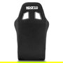 Sparco Siege Sprint + Noir SBRR0003B0K0100N - Cadre Tubulaire, Sangles Élastiques, Support Lombaire Ergonomique