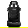Sparco Siege Sprint + Noir SBRR0003B0K0100N - Cadre Tubulaire, Sangles Élastiques, Support Lombaire Ergonomique