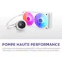NZXT RL-KR240-W2 Kraken Plus 240 RGB - Watercooling avec écran LCD carré 1,54" personnalisable et ventilateurs RGB - Blanc