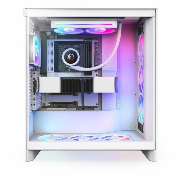 NZXT Kraken Plus 240 RGB - Watercooling Blanc avec Écran LCD 1,54 pouces