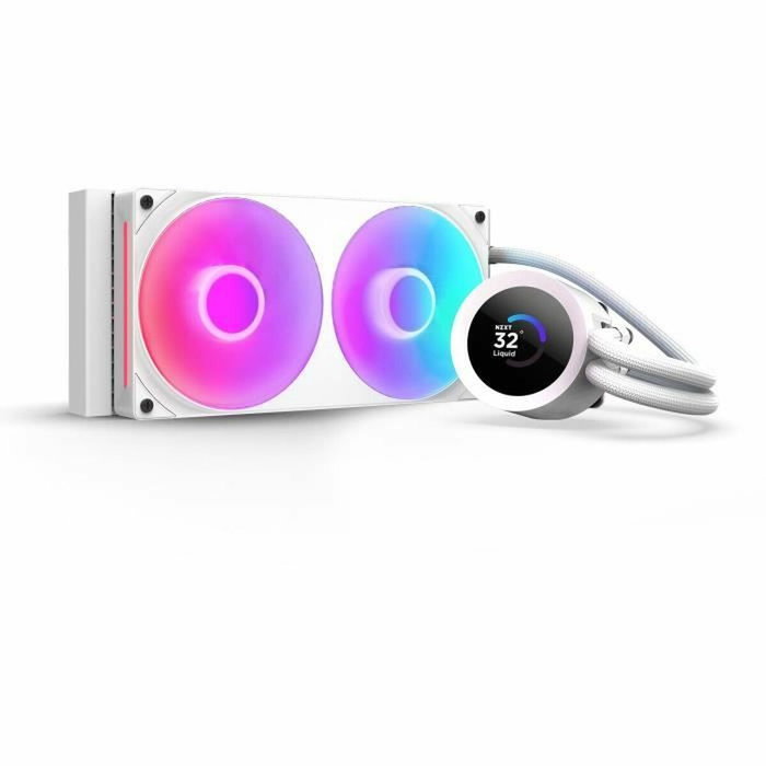 NZXT Kraken Plus 240 RGB - Watercooling Blanc avec Écran LCD 1,54 pouces