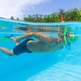 Bestway 25019 Set Snorkel Junior Correa Anatomica pour Enfants +7 Ans Couleur Assortie Plage et Piscine